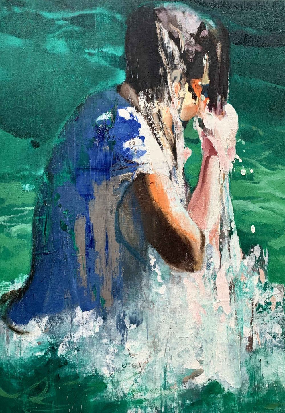 WOMAN TAKING A BATH II, 2020